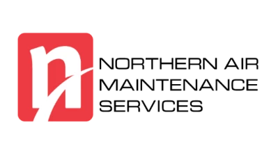 The Northern Air Maintenance Services logo in red, white and black.